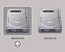 show recovery partition mac os